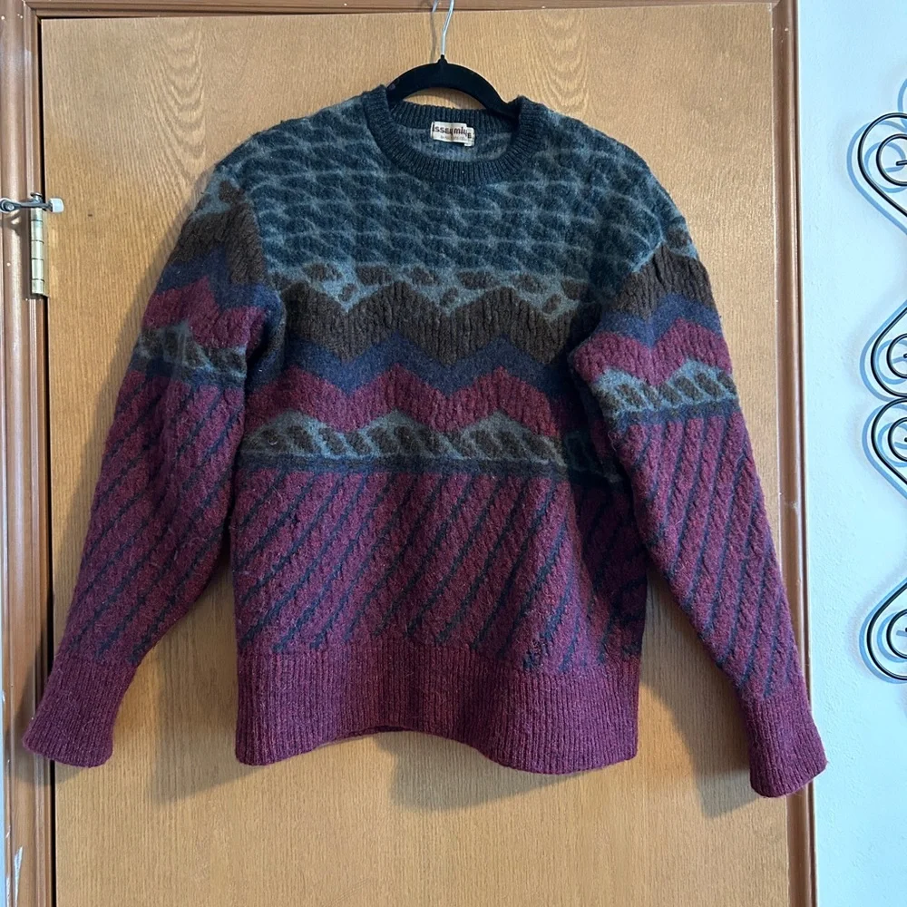 VINTAGE RARE 1970s Issey Miyake 3D Gradient Knit (any offers welcome) - Picture 1 of 4